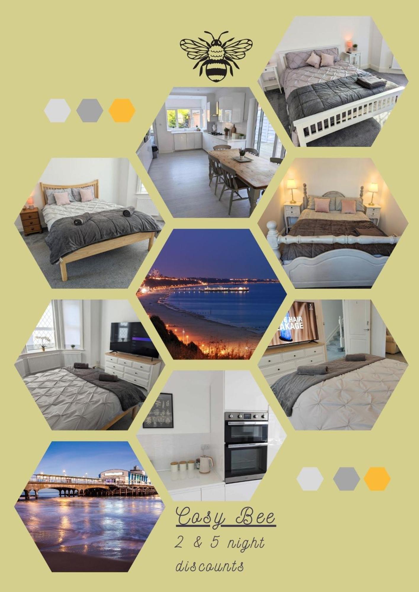 Cosy Bee And Apartment ボーンマス エクステリア 写真